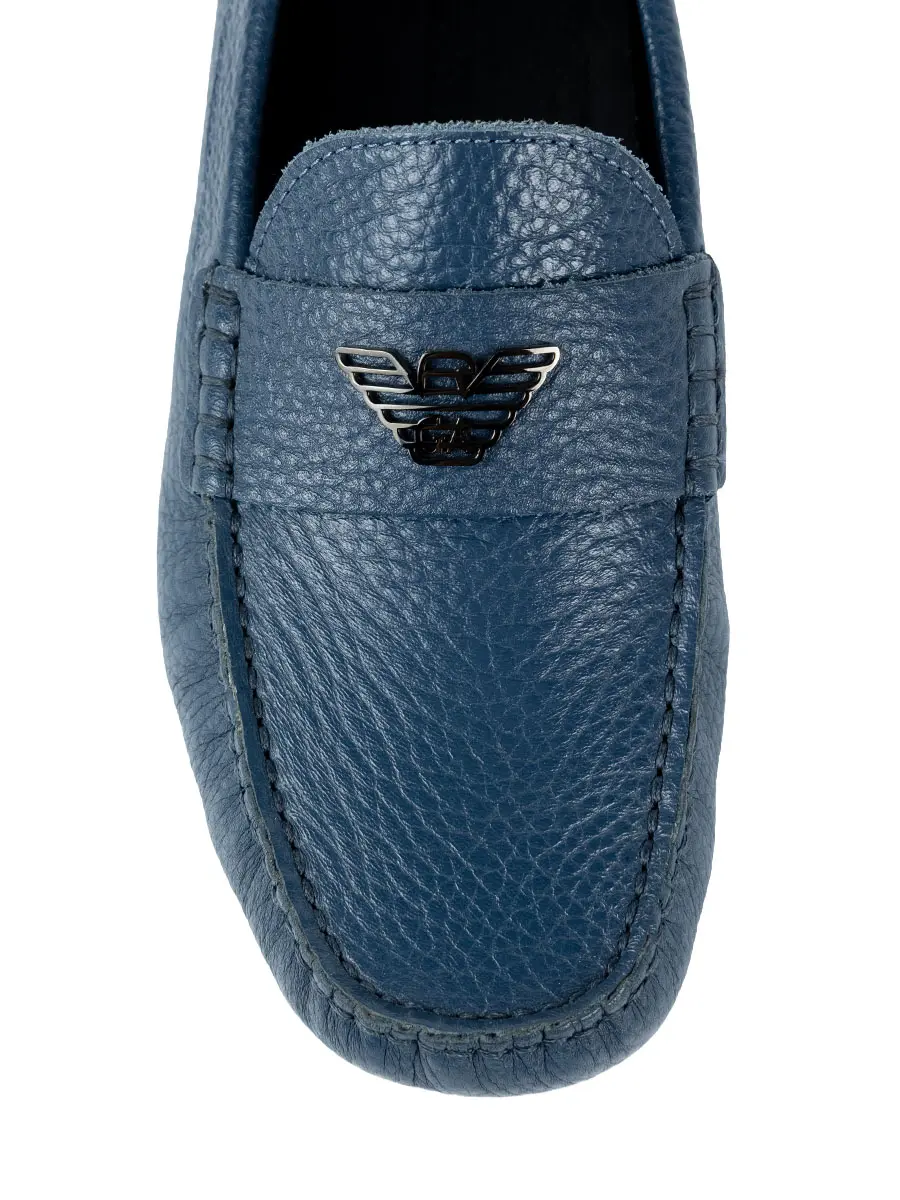 Мокасины кожаные