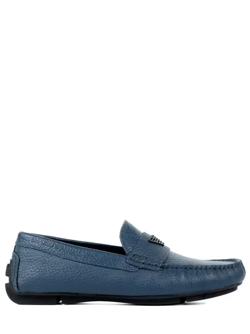 Мокасины кожаные EMPORIO ARMANI