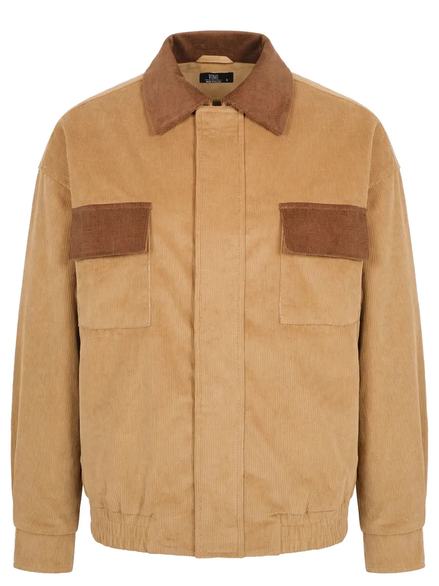 Бомбер вельветовый