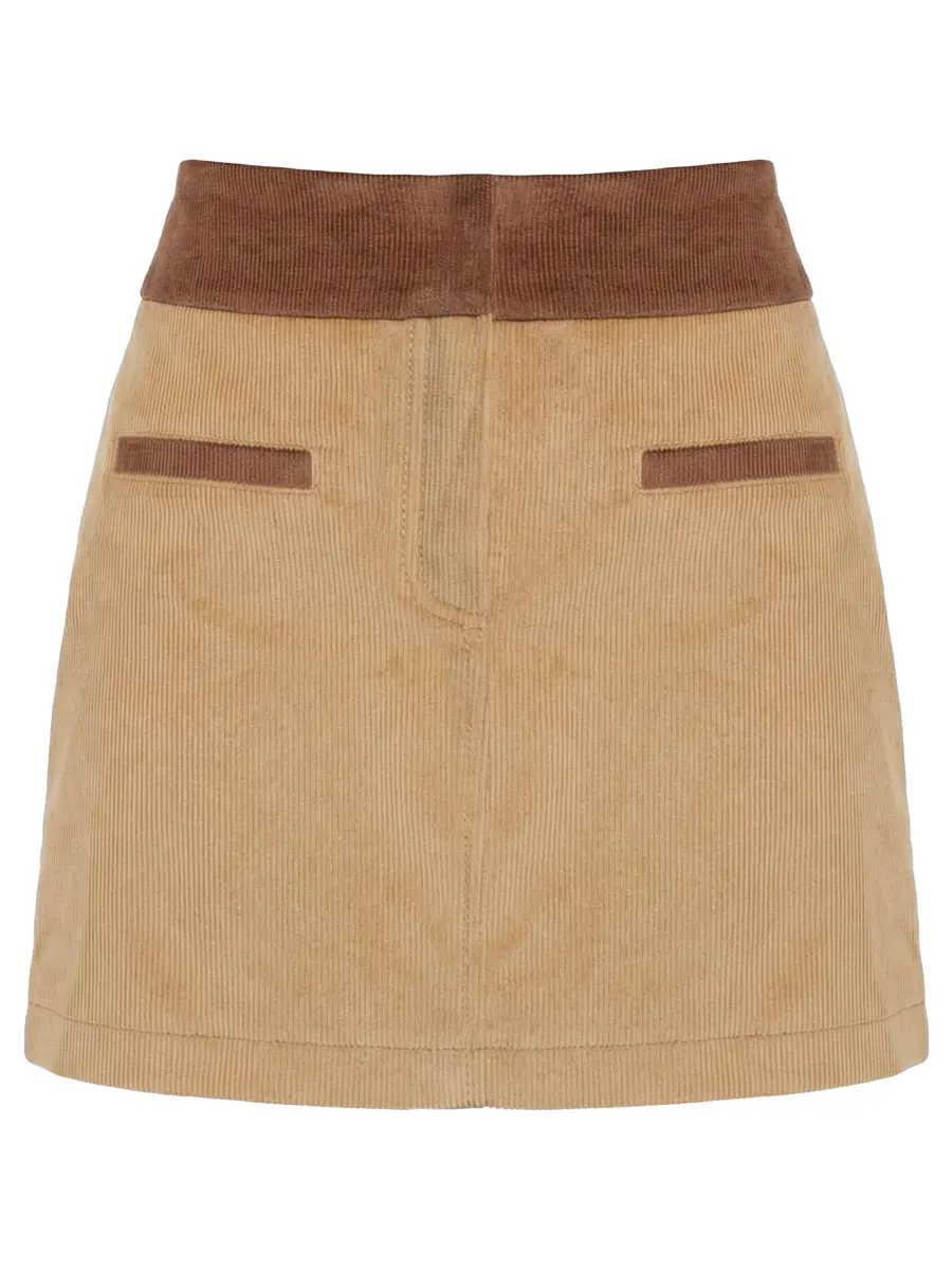 Юбка вельветовая