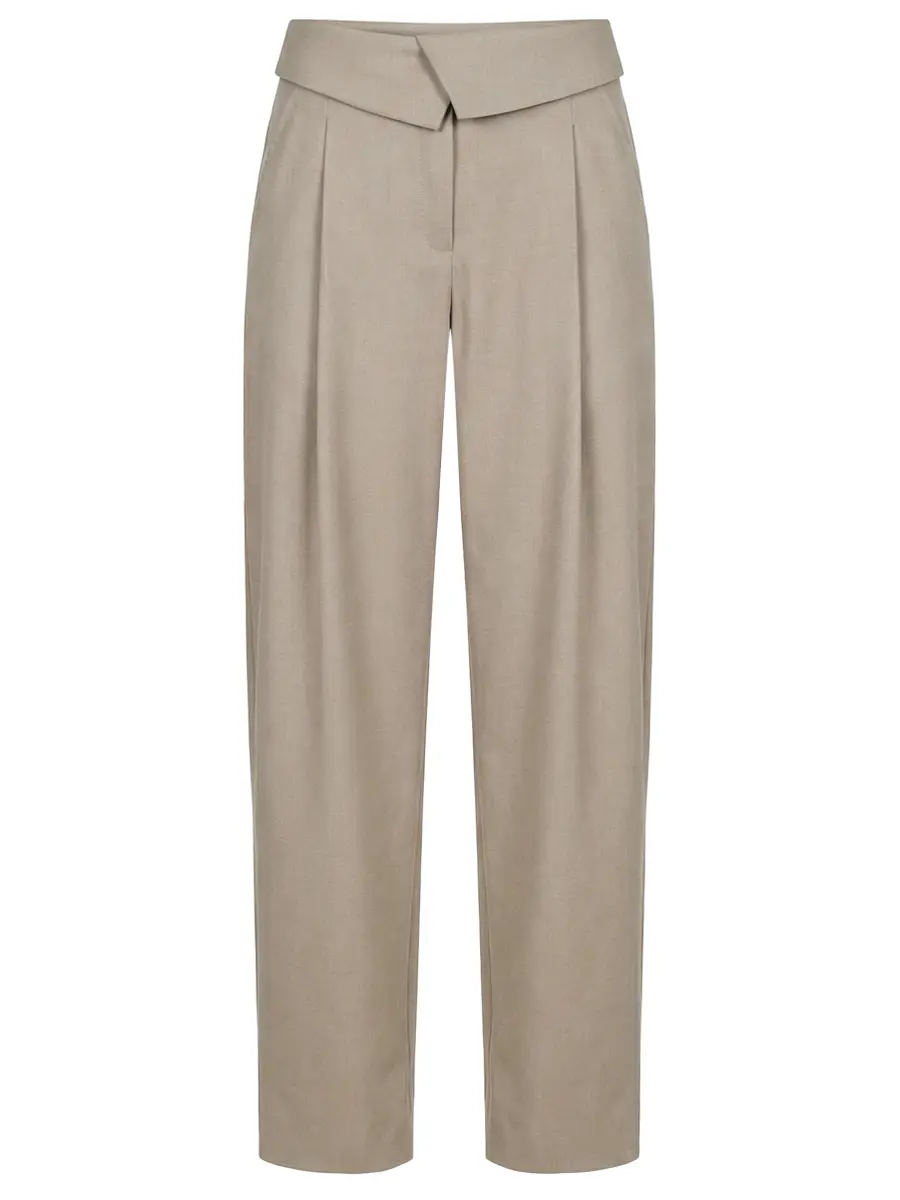 Брюки однотонные