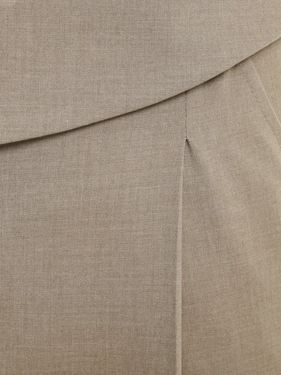 Брюки однотонные