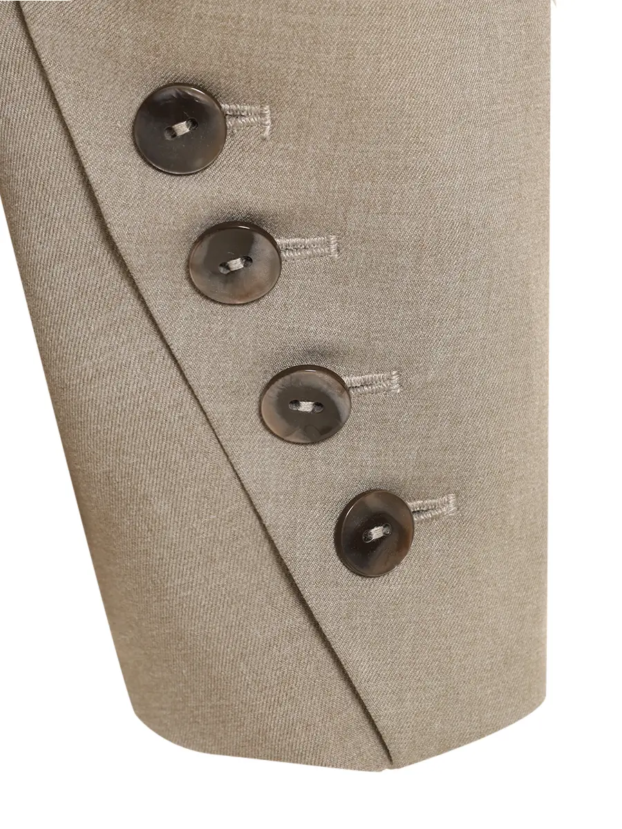 Жакет однотонный