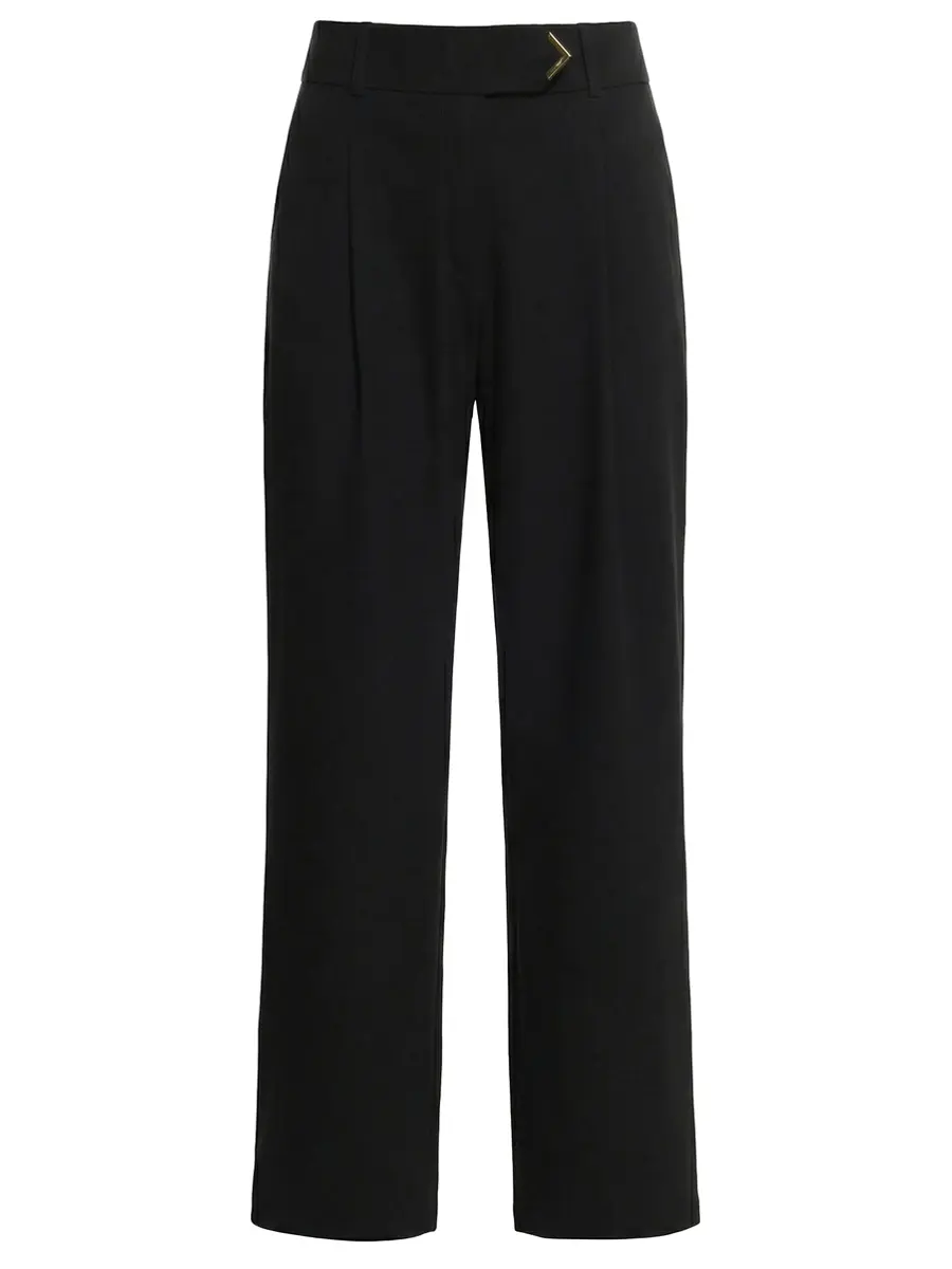 Брюки однотонные