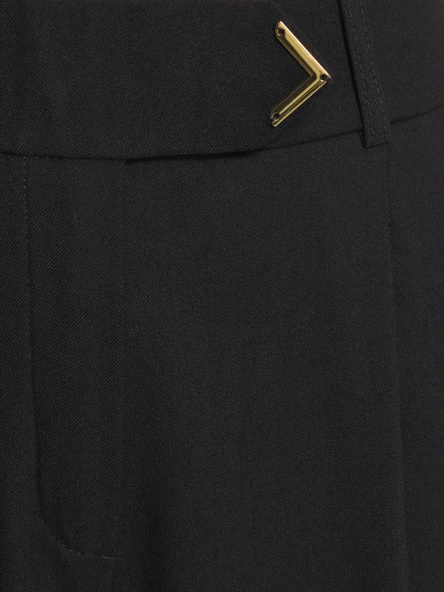 Брюки однотонные