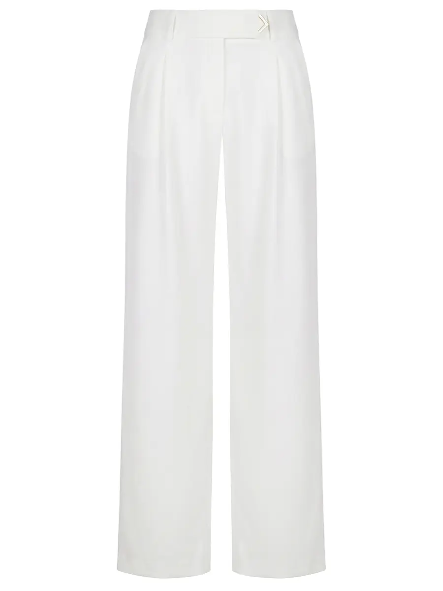 Брюки однотонные