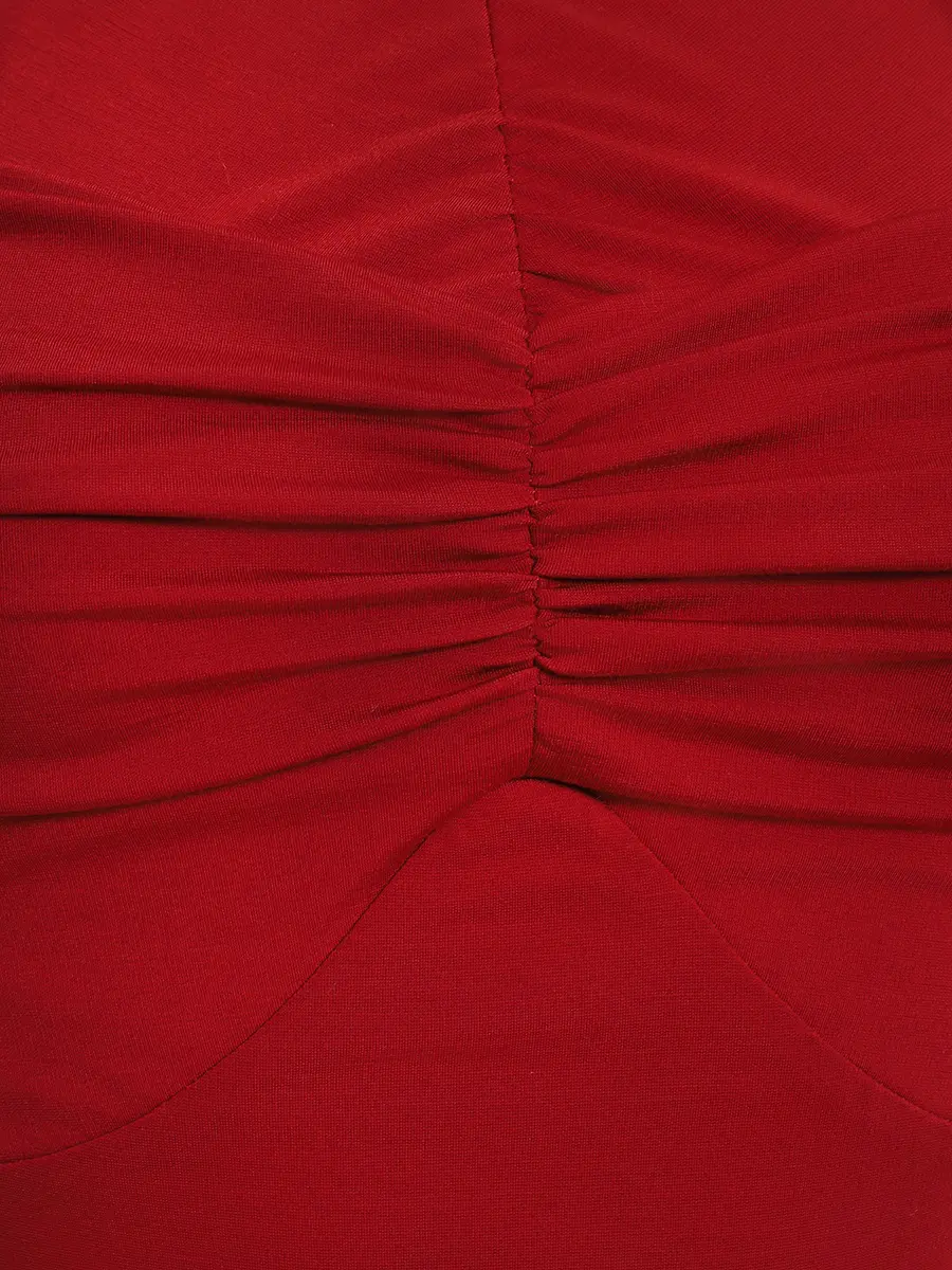 Платье однотонное