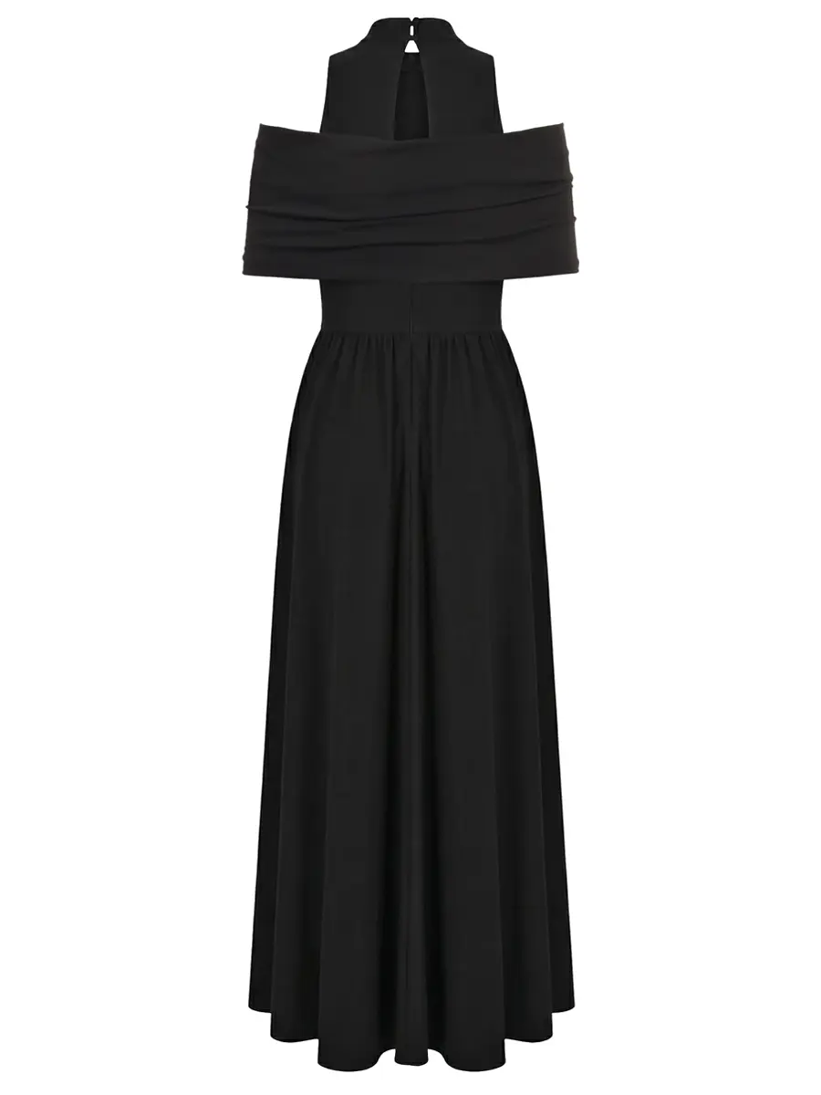 Платье однотонное