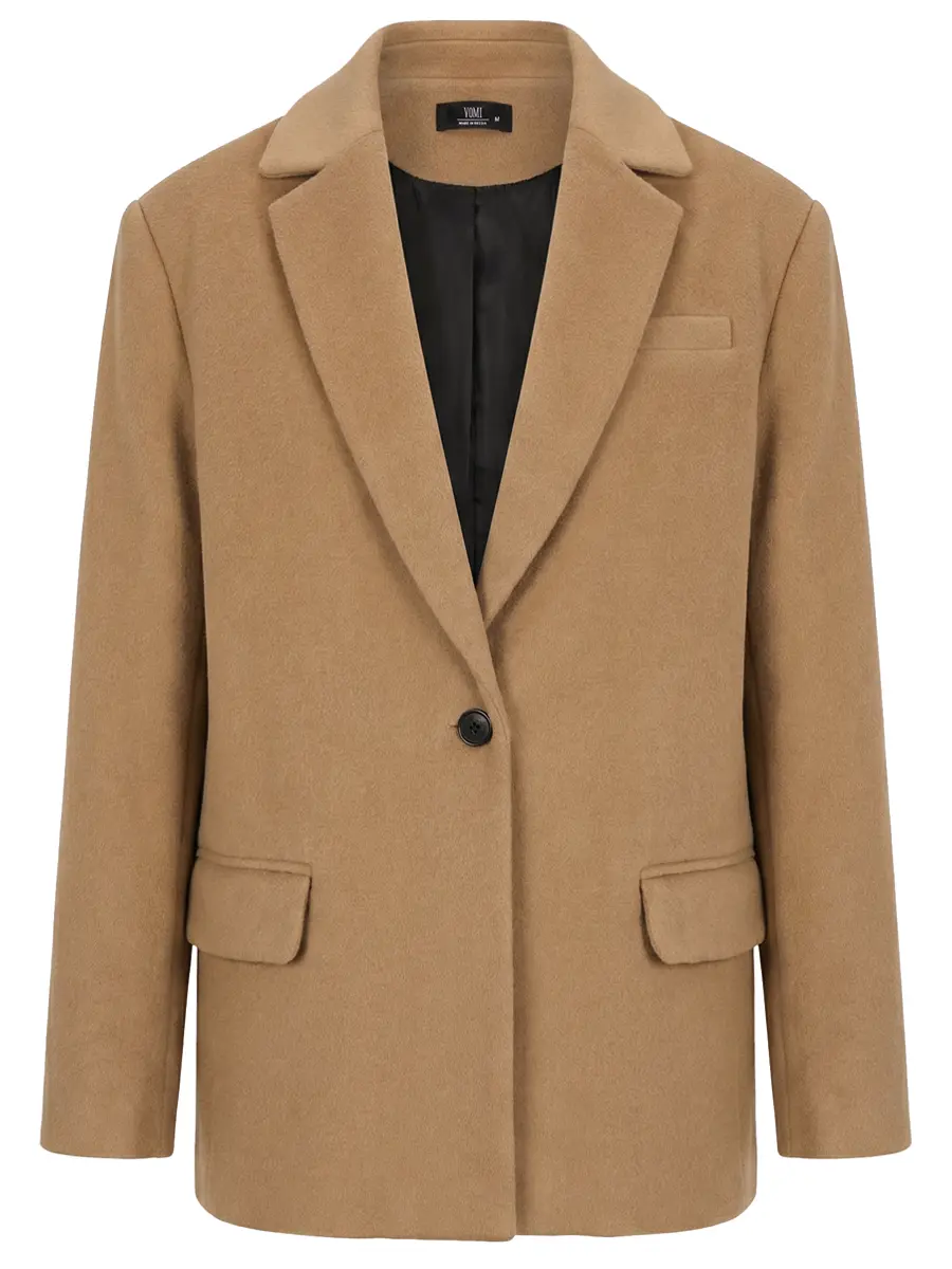 Полупальто шерстяное