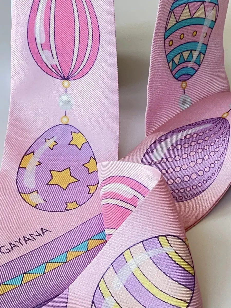 Твилли шелковое Узоры