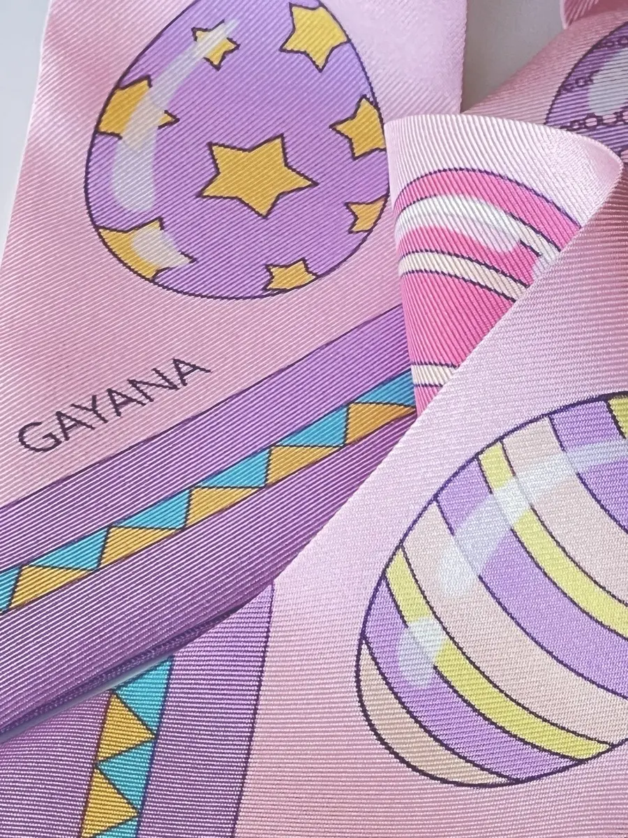 Твилли шелковое Узоры