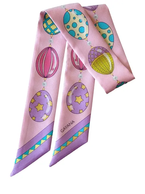 Твилли шелковое Узоры GAYANA