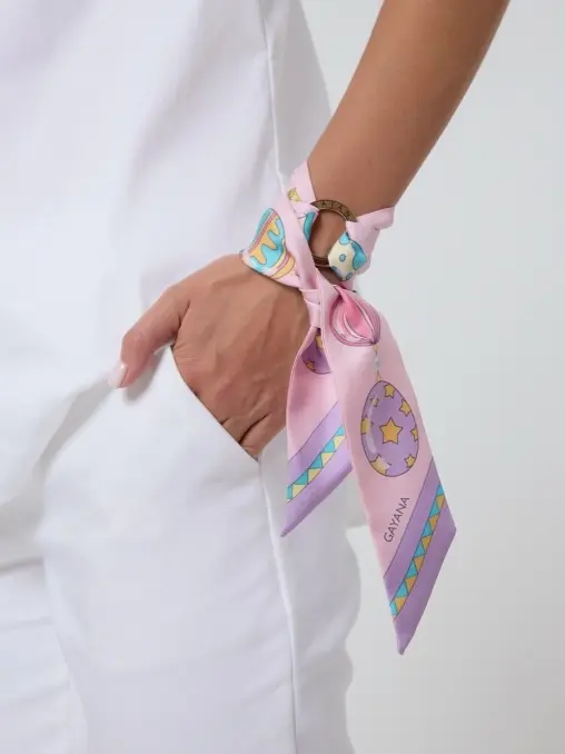 Твилли шелковое Узоры GAYANA