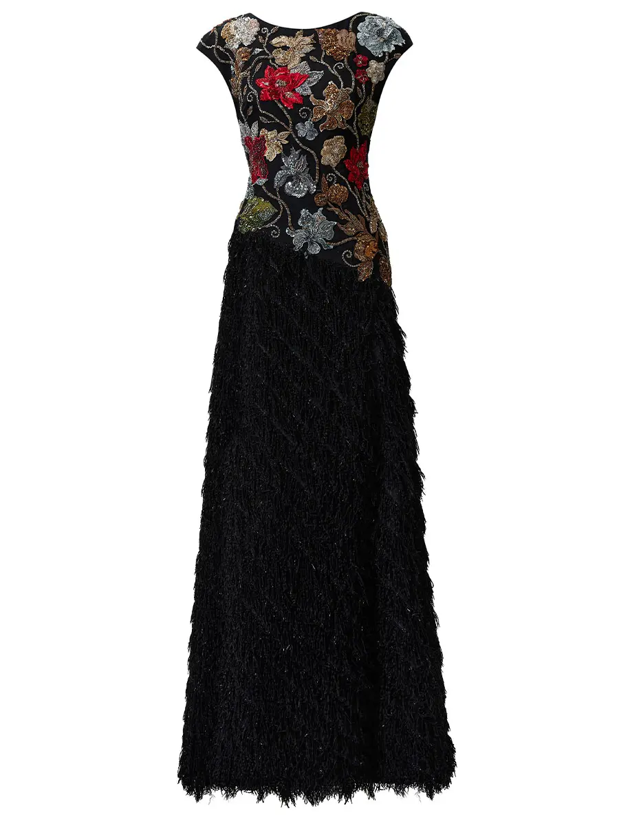 Платье с ручной вышивкой