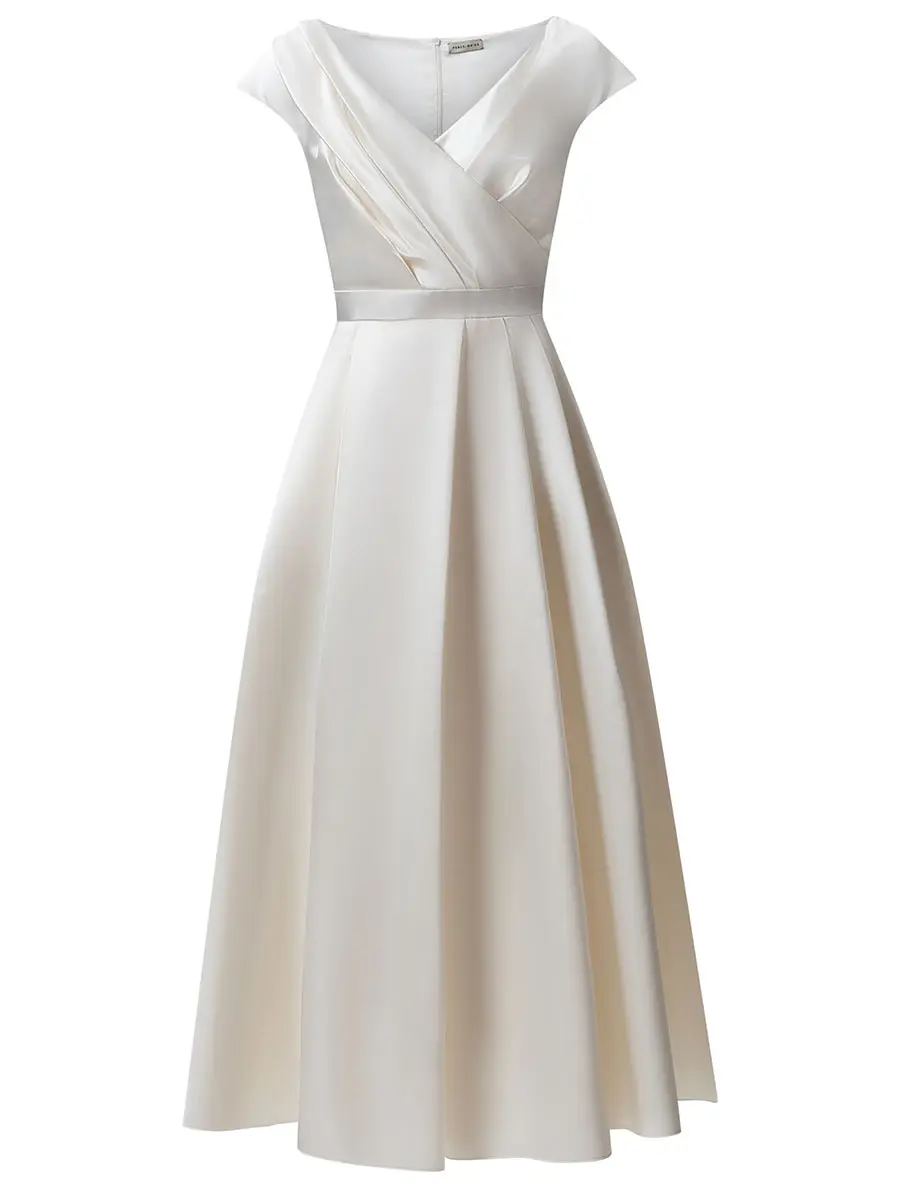 Платье шелковое