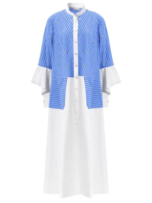 Платье-рубашка в полоску PERCE-NEIGE