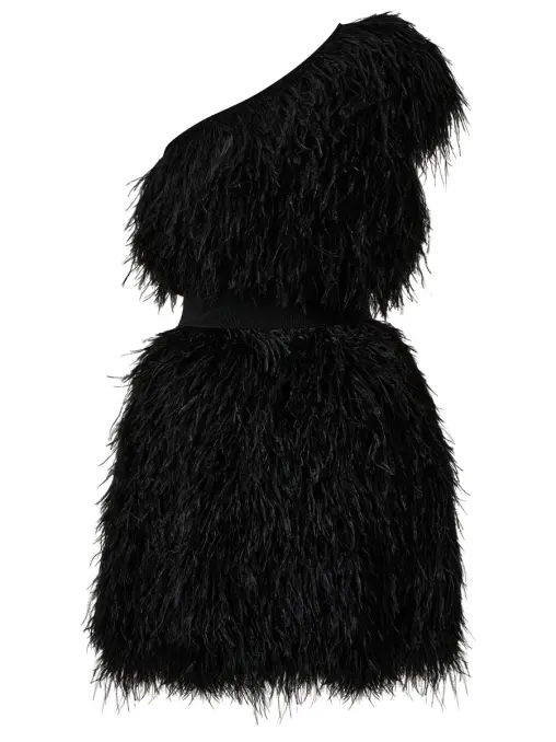 Платье с перьями PERCE-NEIGE