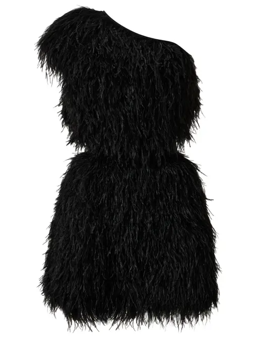 Платье с перьями PERCE-NEIGE