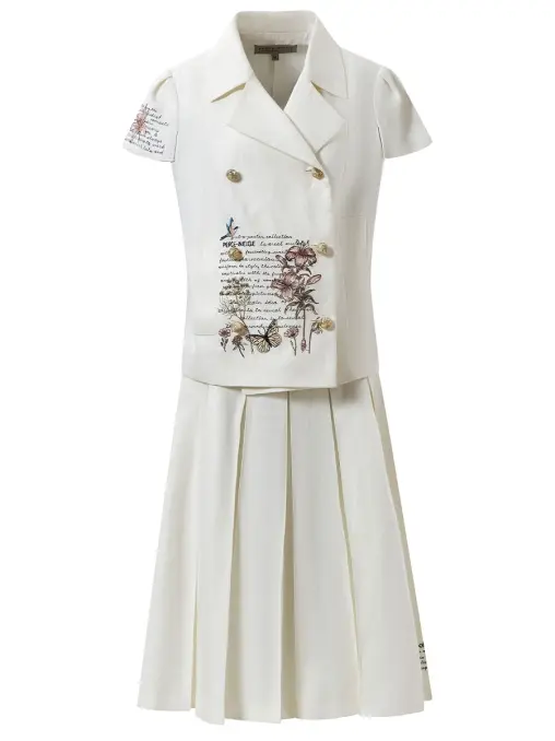 Костюм льняной с вышивкой PERCE-NEIGE