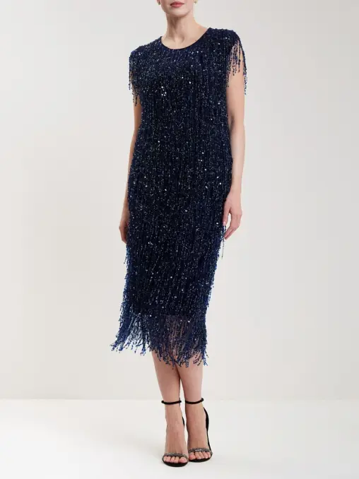 Топ с бахромой и пайетками PERCE-NEIGE