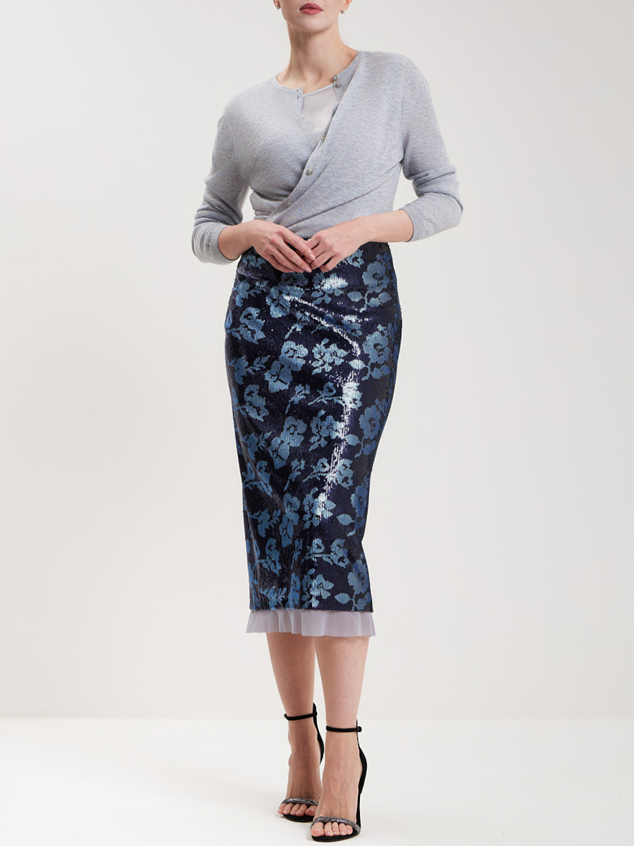 Юбка с пайетками