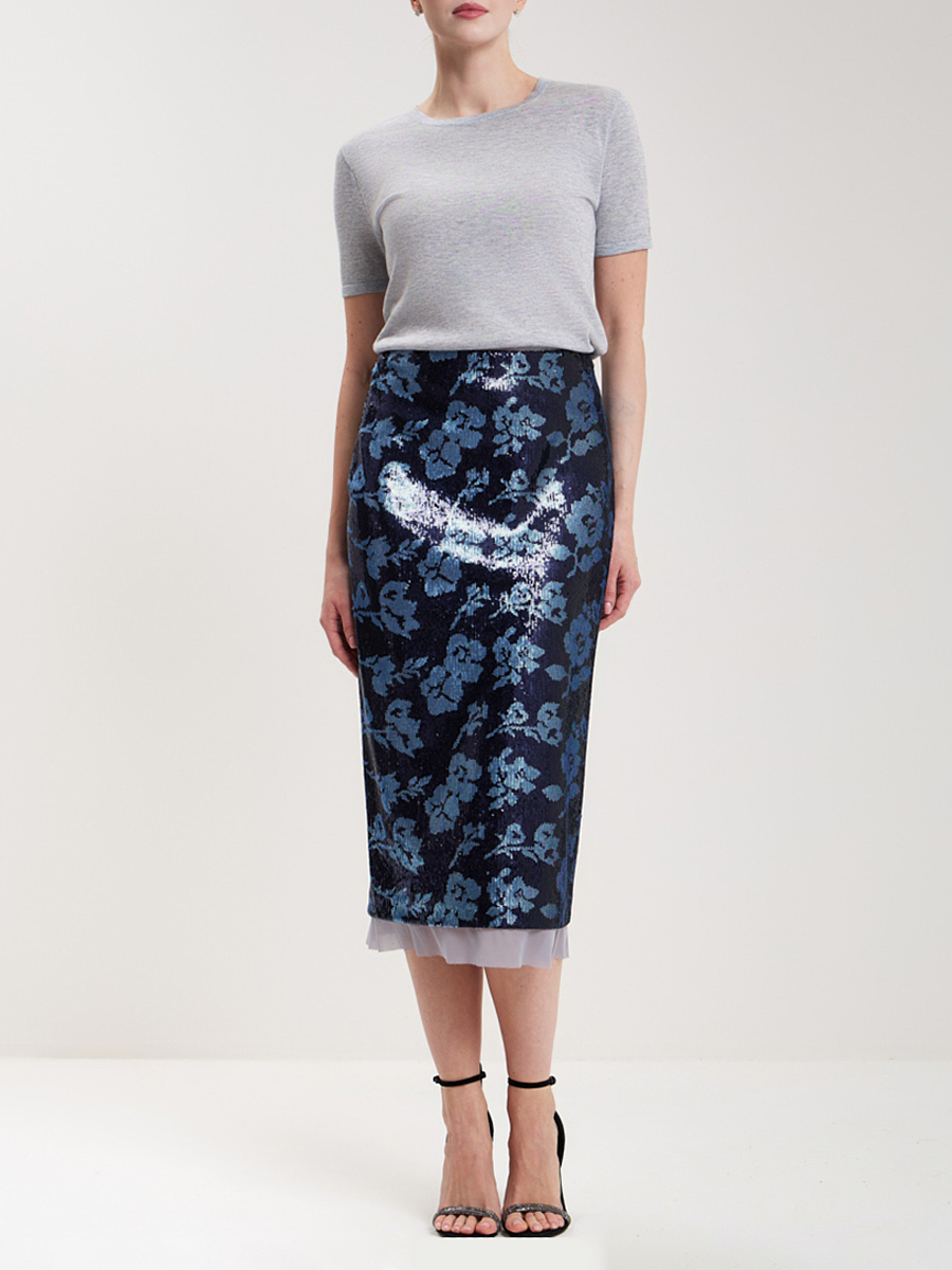 Юбка с пайетками