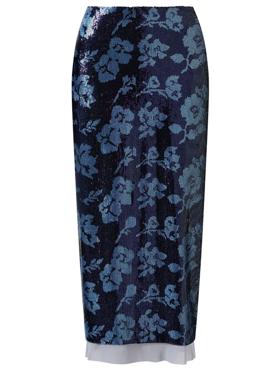 Юбка с пайетками