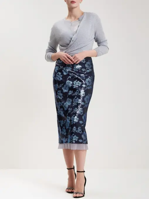 Юбка с пайетками PERCE-NEIGE