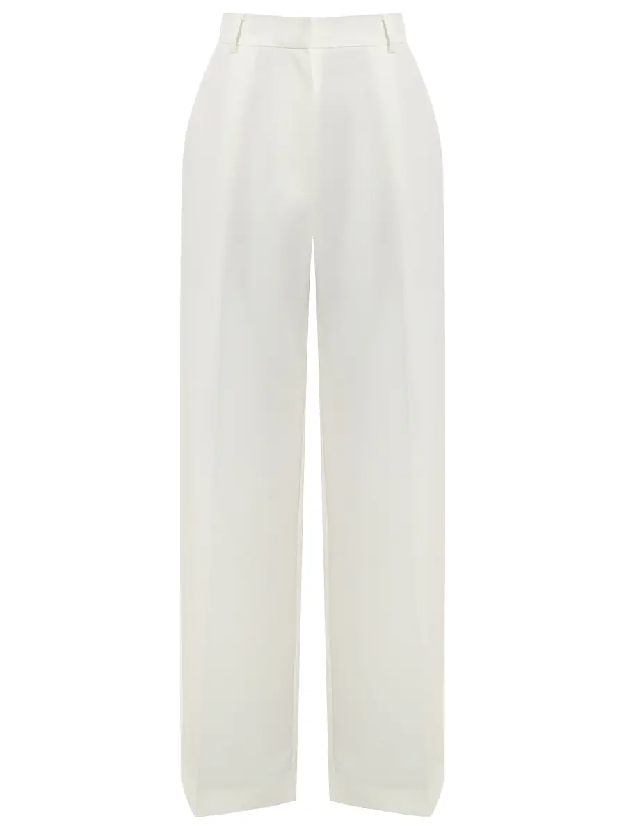 Брюки однотонные