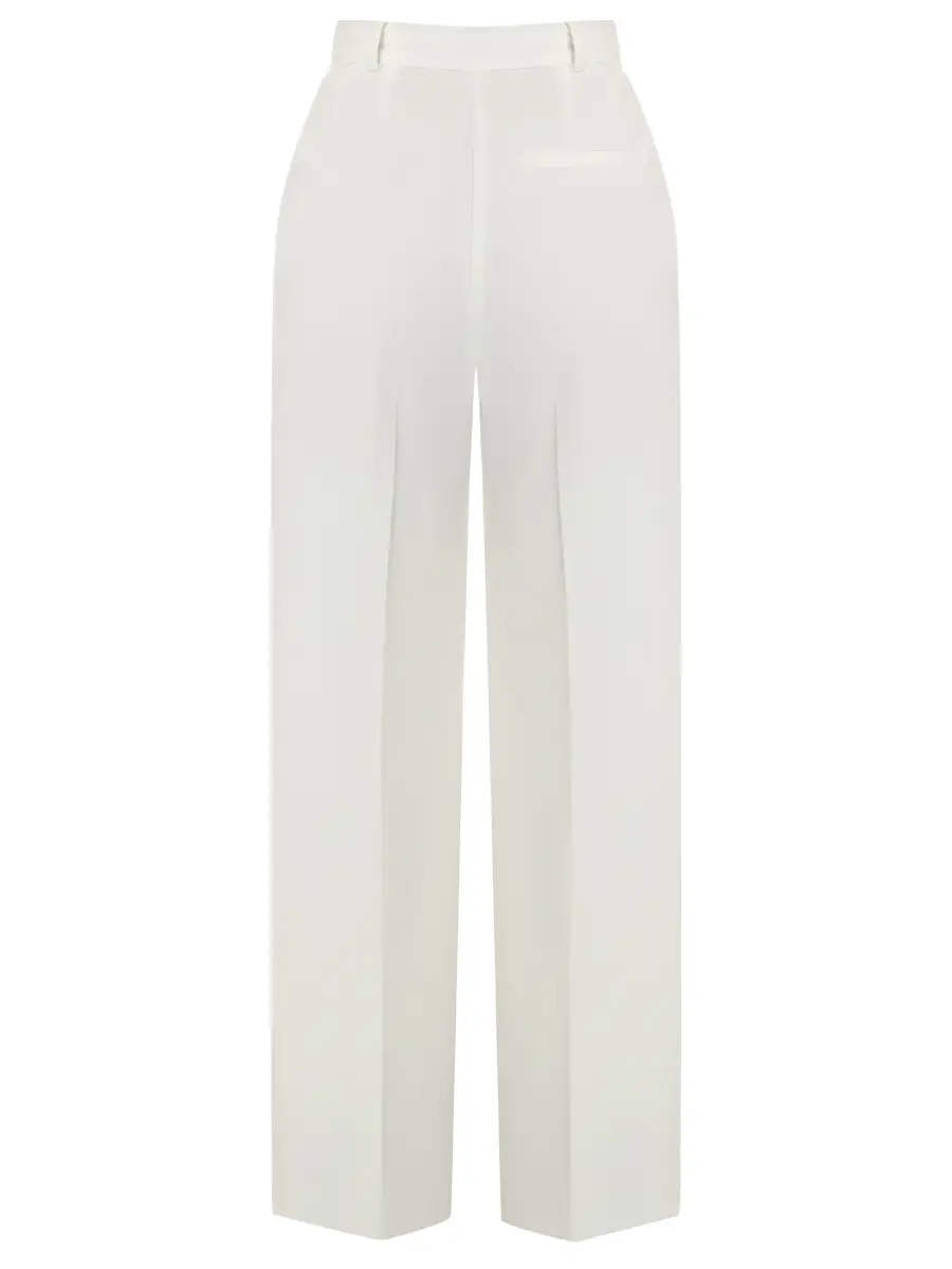 Брюки однотонные