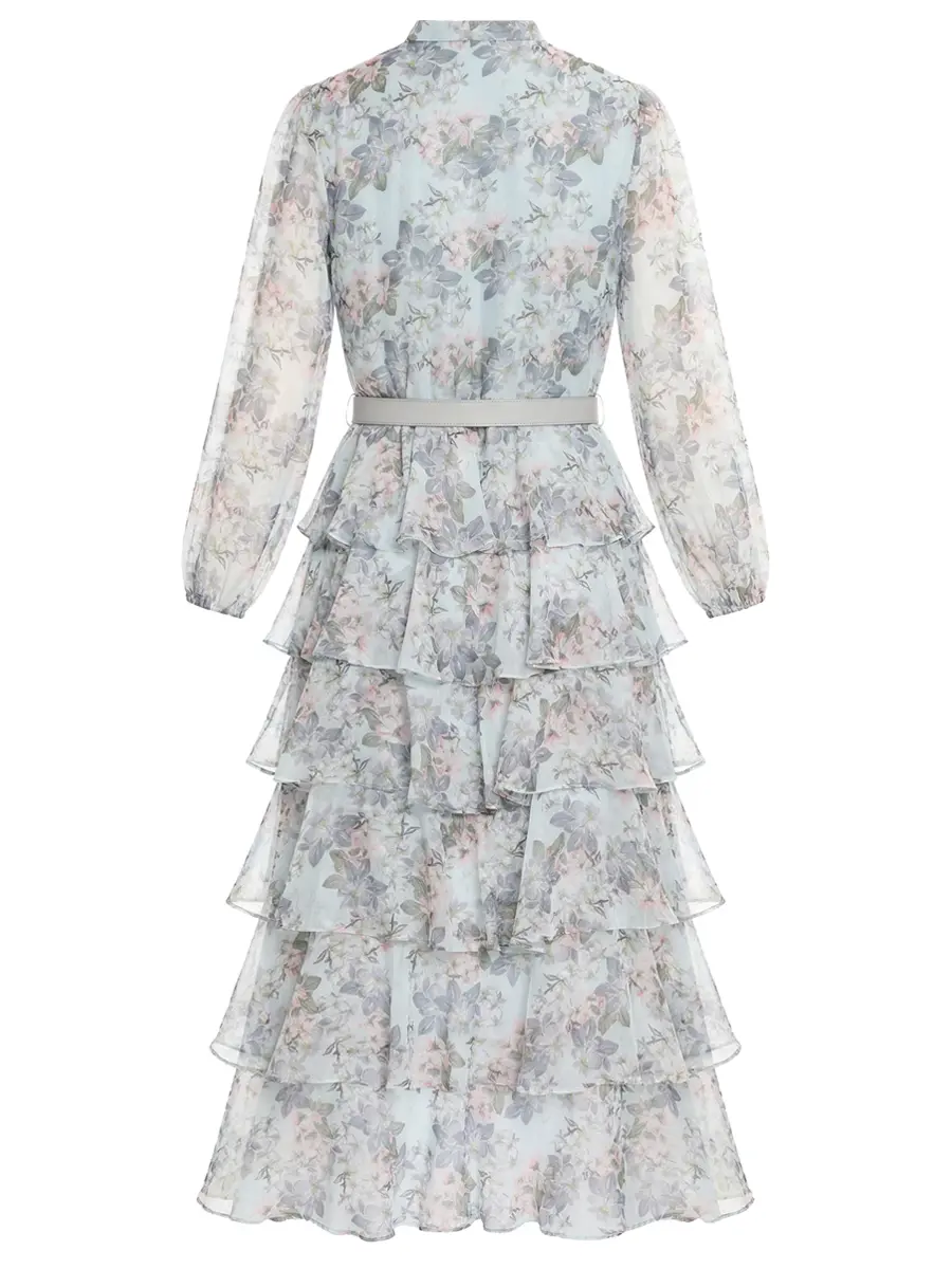Платье с цветочным принтом