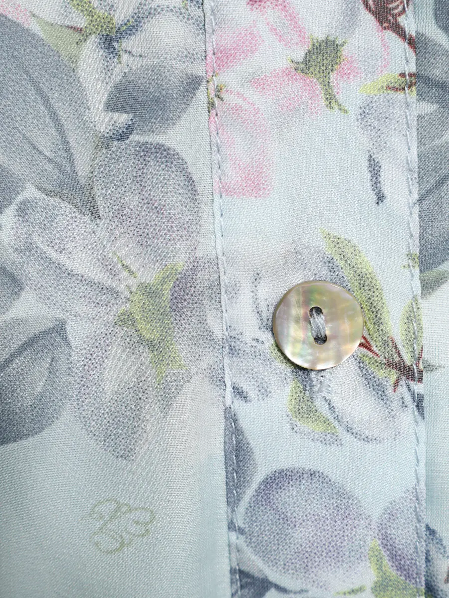 Платье с цветочным принтом