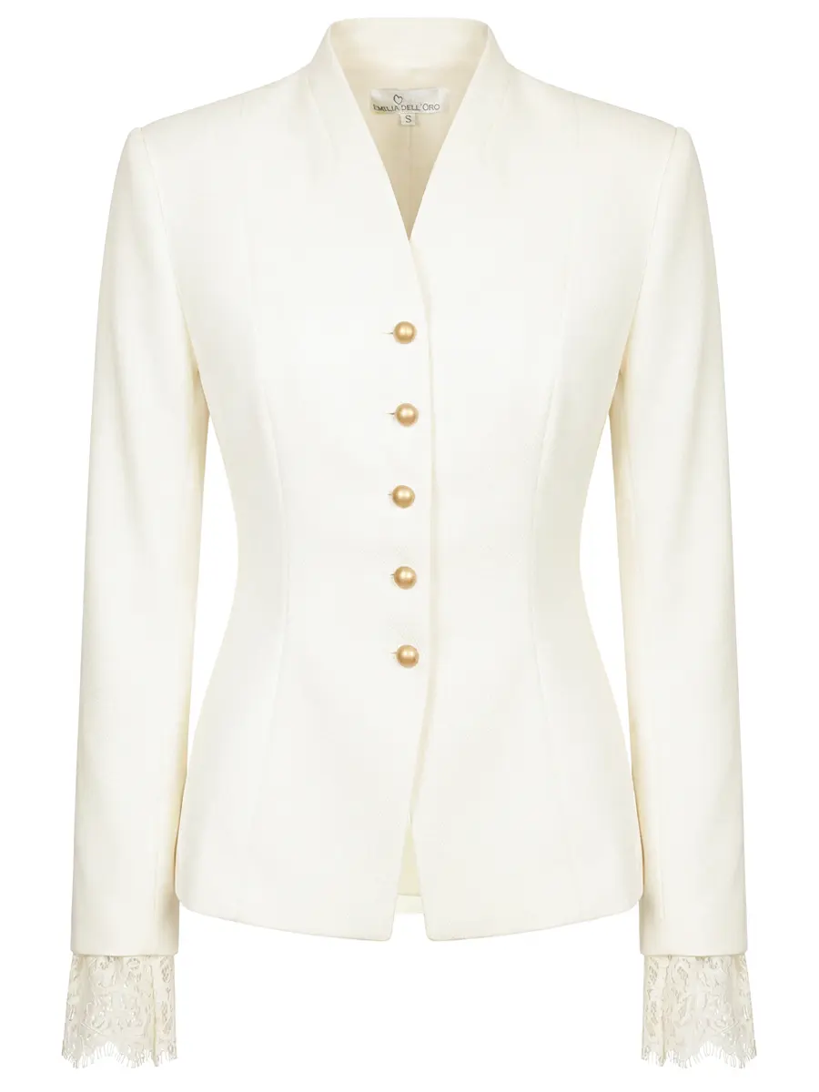 Жакет однотонный