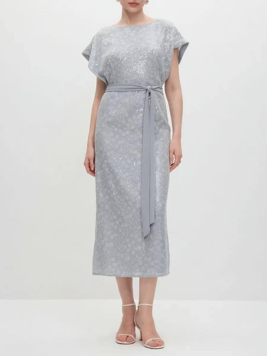 Платье с пайетками