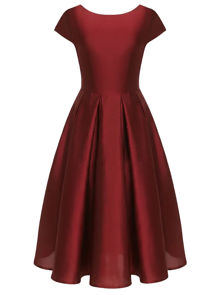 Платье однотонное