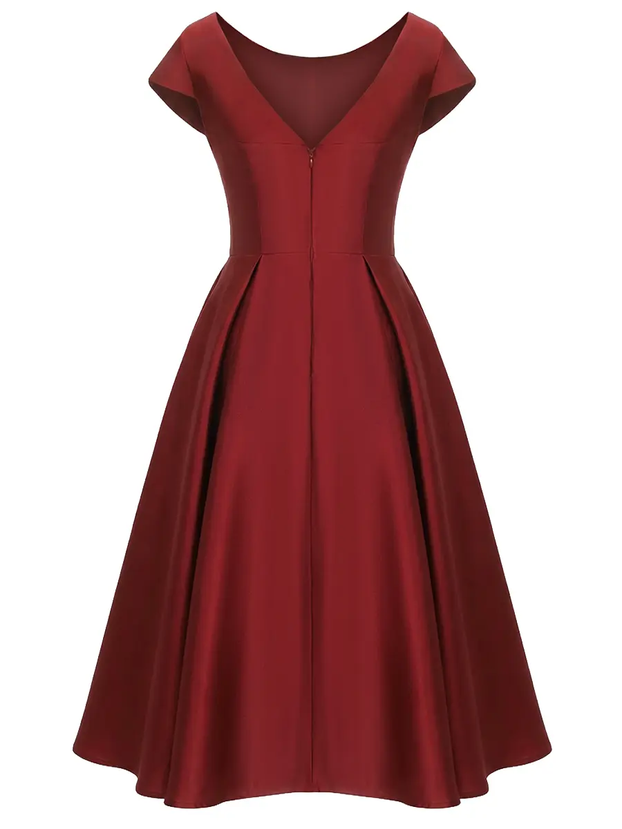 Платье однотонное