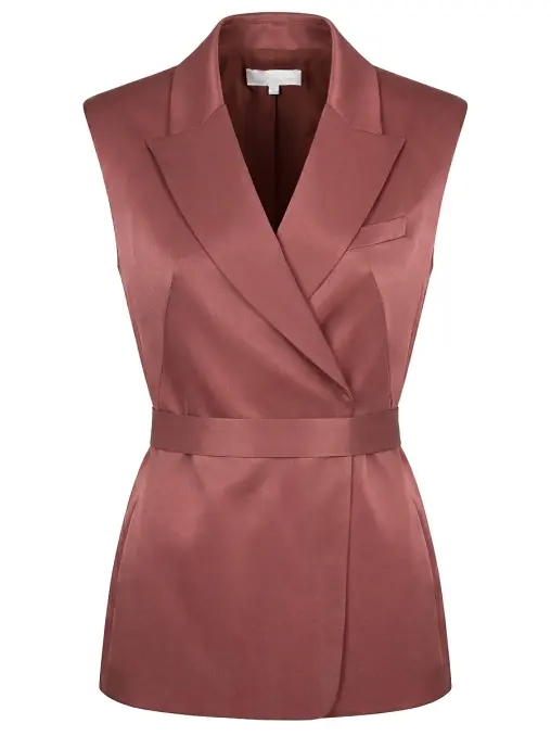 Жилет однотонный EMILIA DELL'ORO