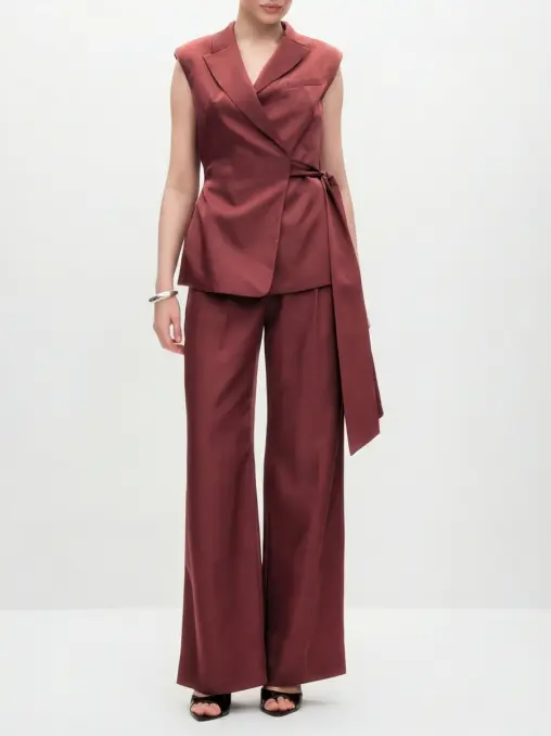 Жилет однотонный EMILIA DELL'ORO