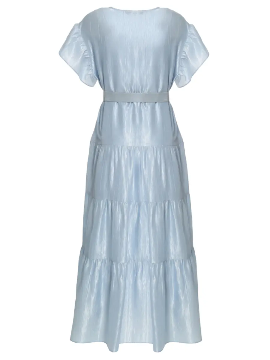 Платье однотонное