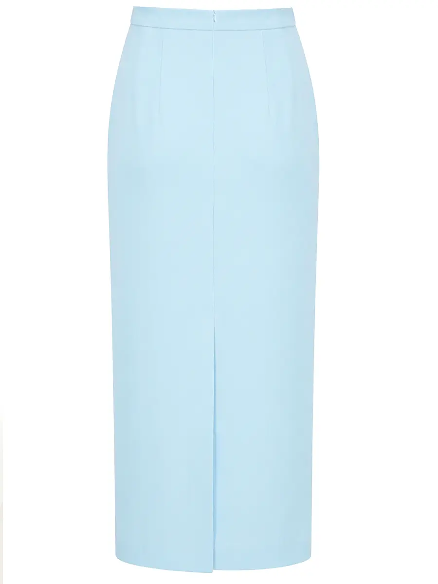 Юбка однотонная