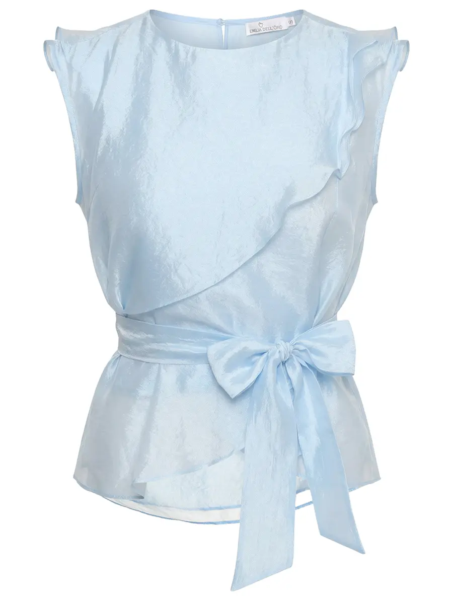 Блуза однотонная