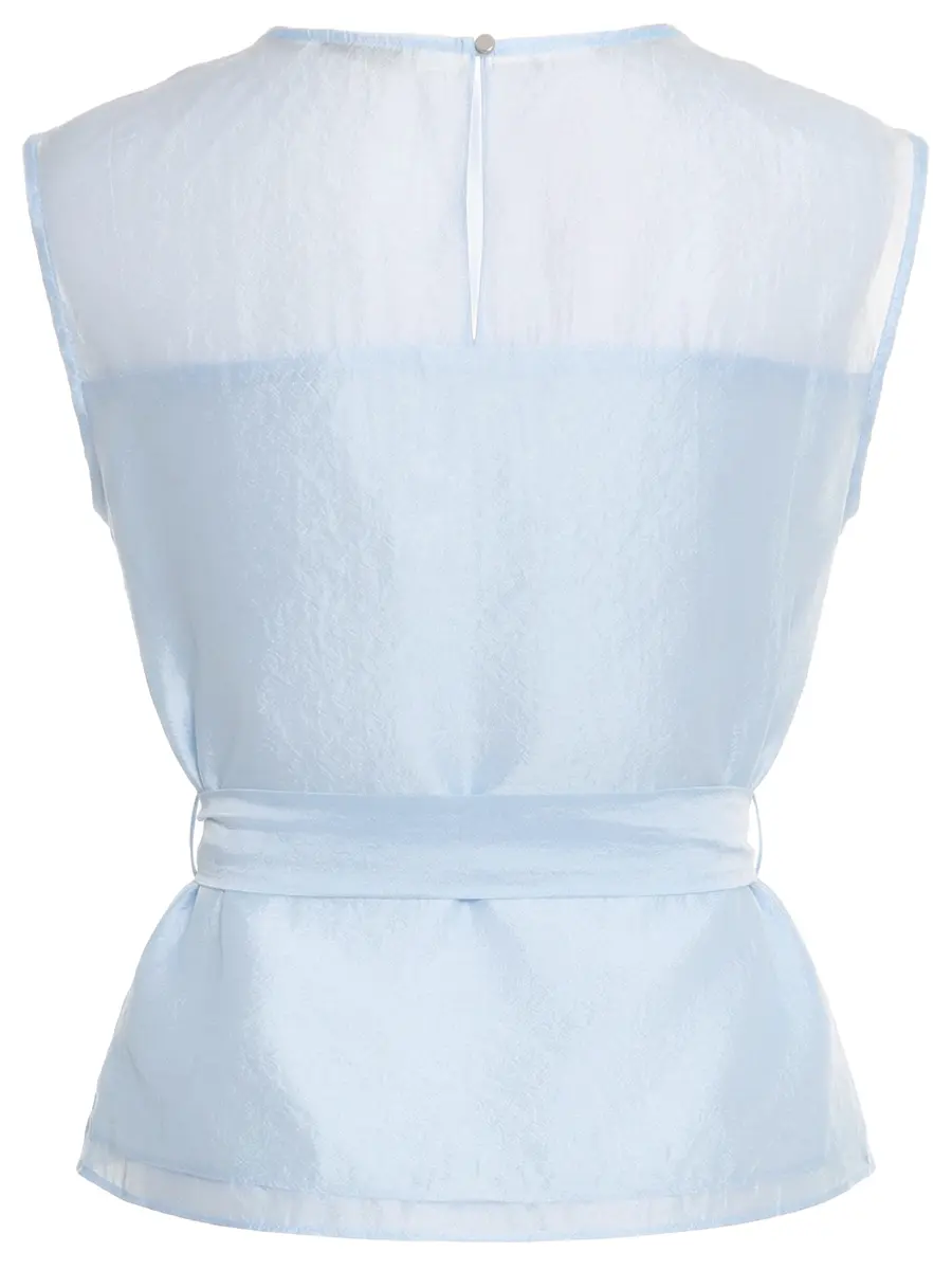 Блуза однотонная