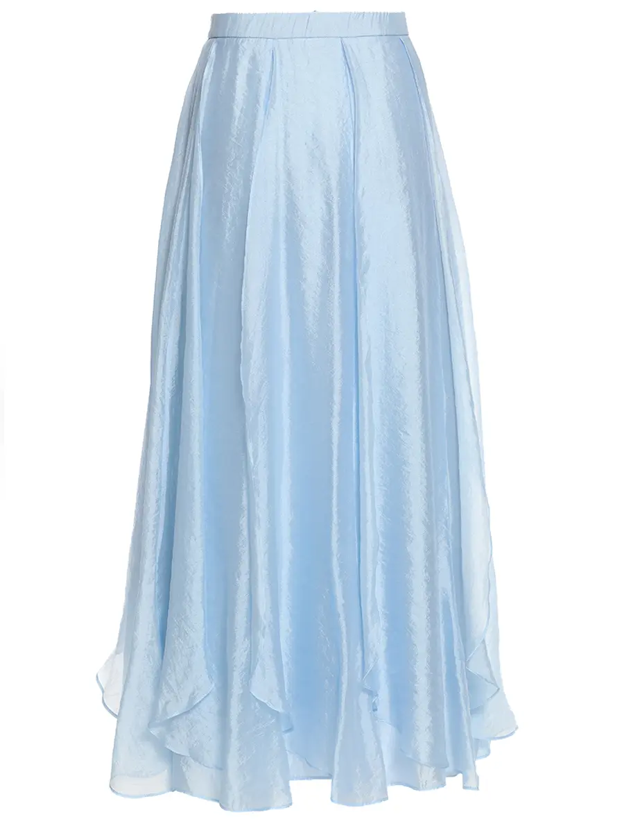 Юбка однотонная