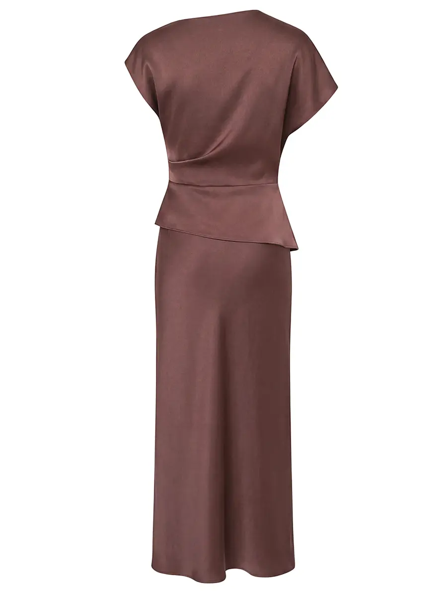 Платье однотонное