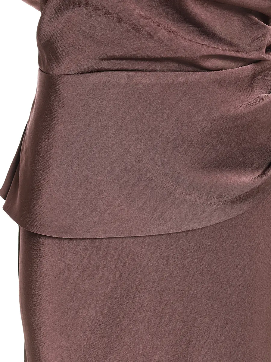 Платье однотонное