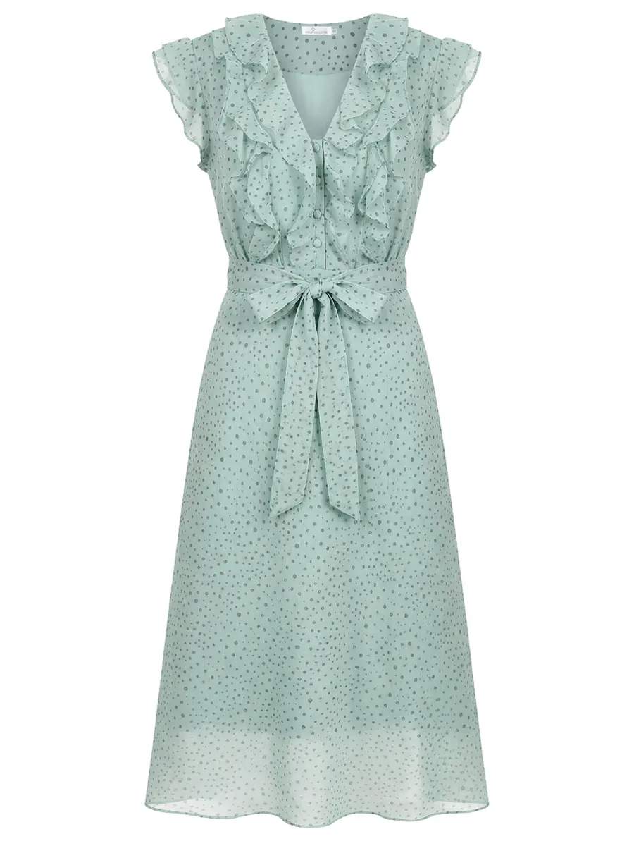 Платье с принтом