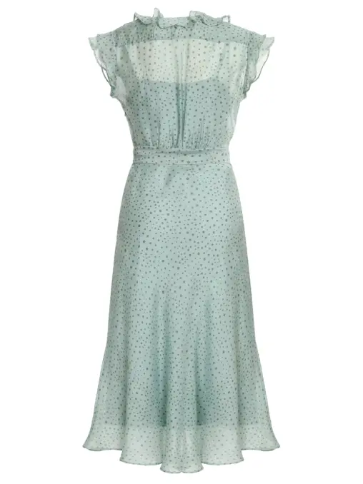 Платье с принтом EMILIA DELL'ORO