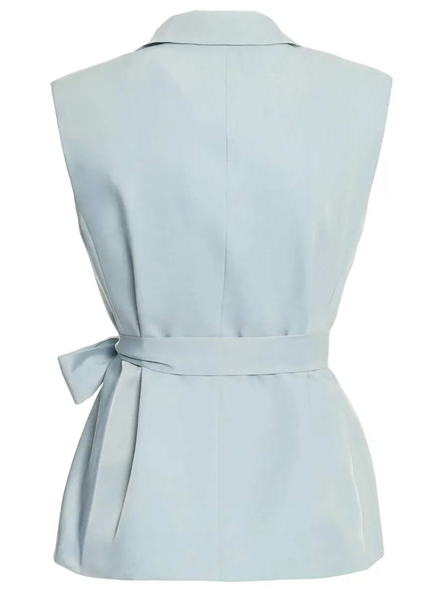 Жилет однотонный