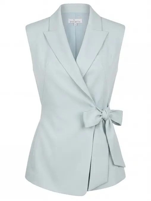Жилет однотонный EMILIA DELL'ORO