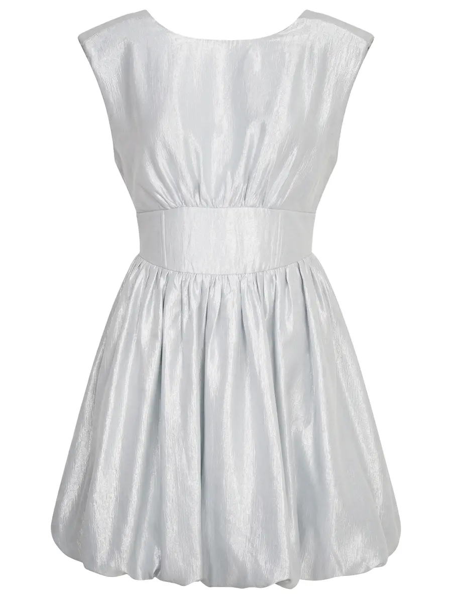 Платье однотонное